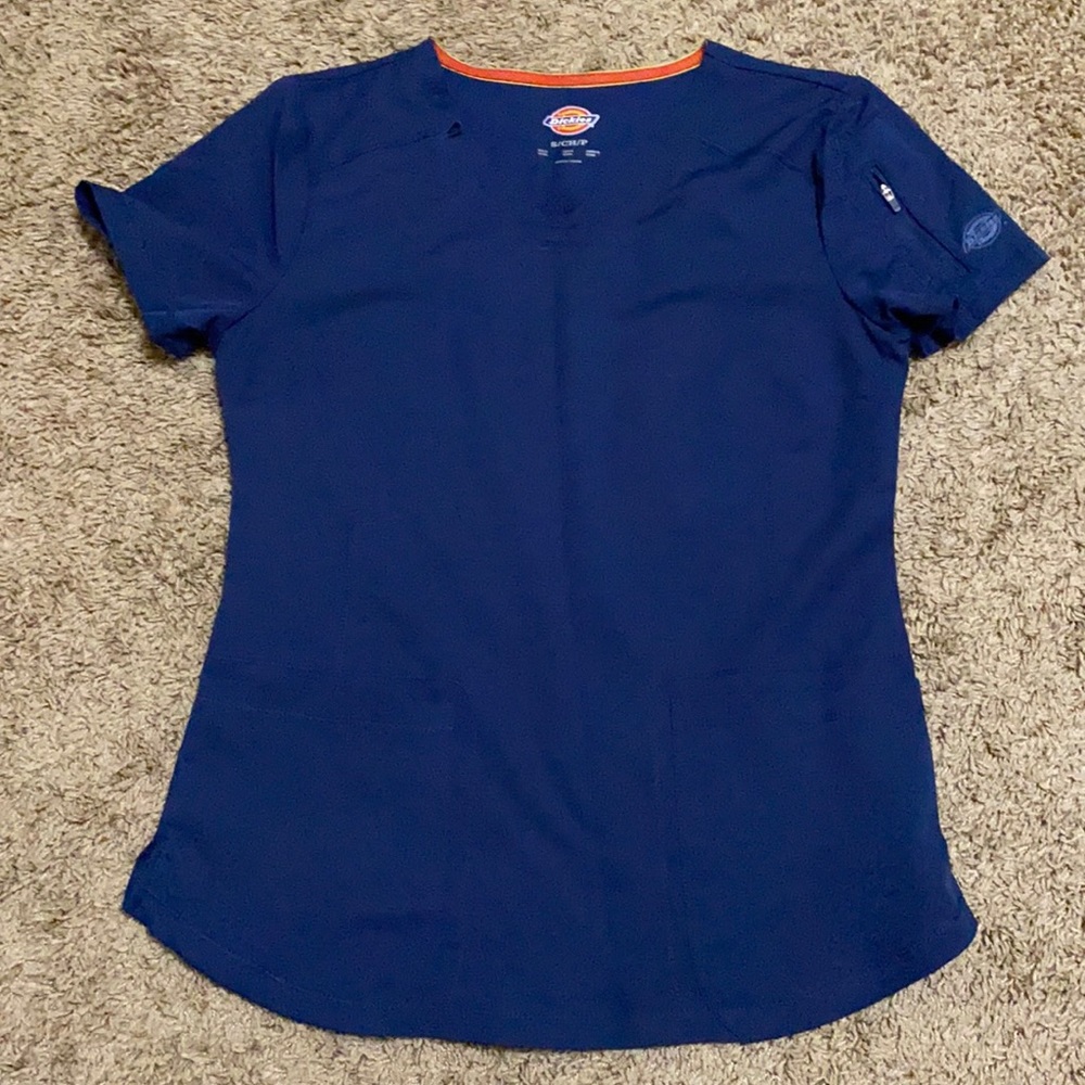 Navy scrub top
